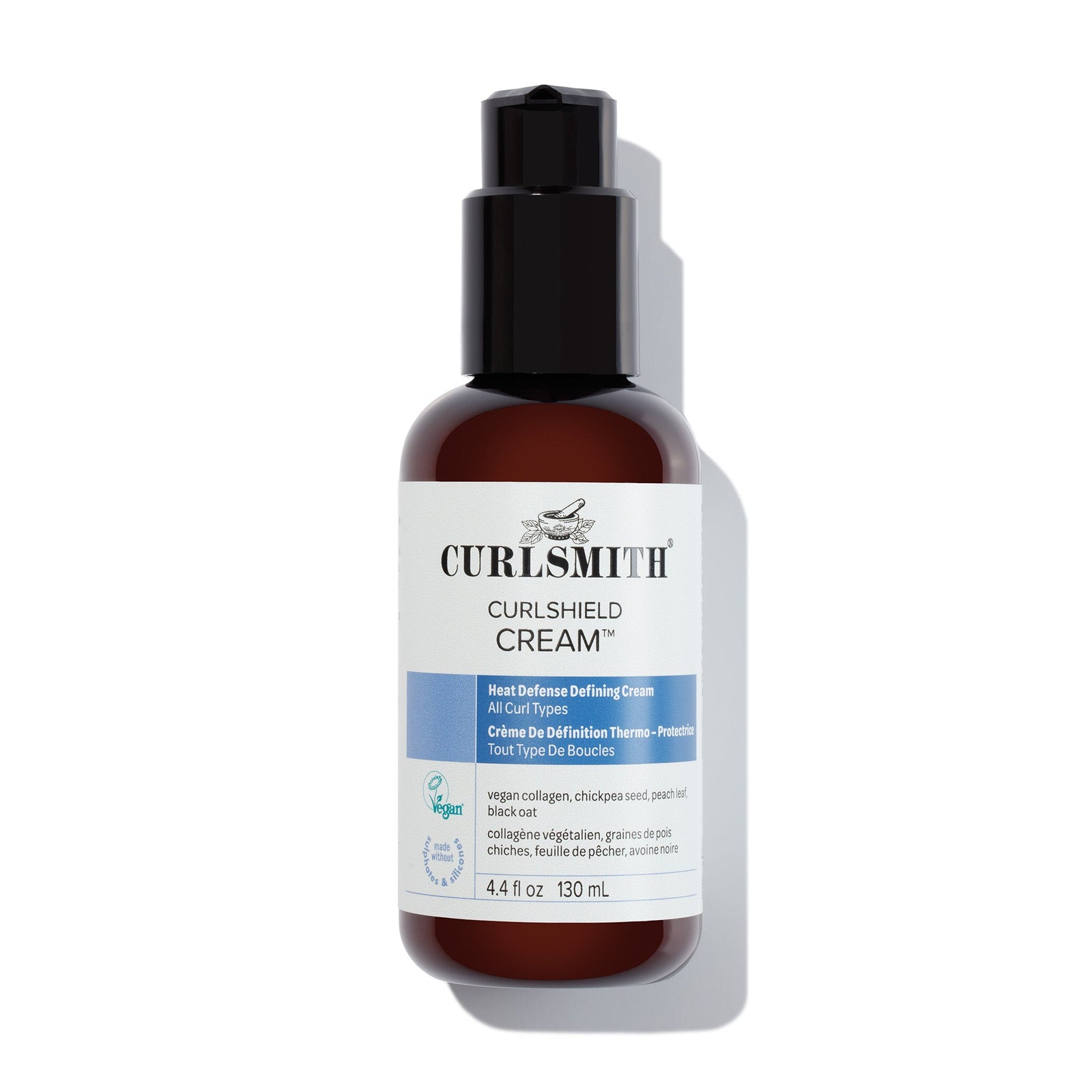 Curlsmith Curlshield Cream bottle on a white background