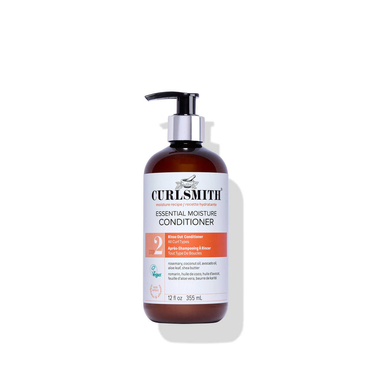Curlsmith Essential Moisture Conditioner bottle on a white background
