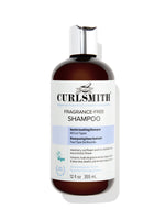 Curlsmith Fragrance-Free Shampoo bottle on a white background