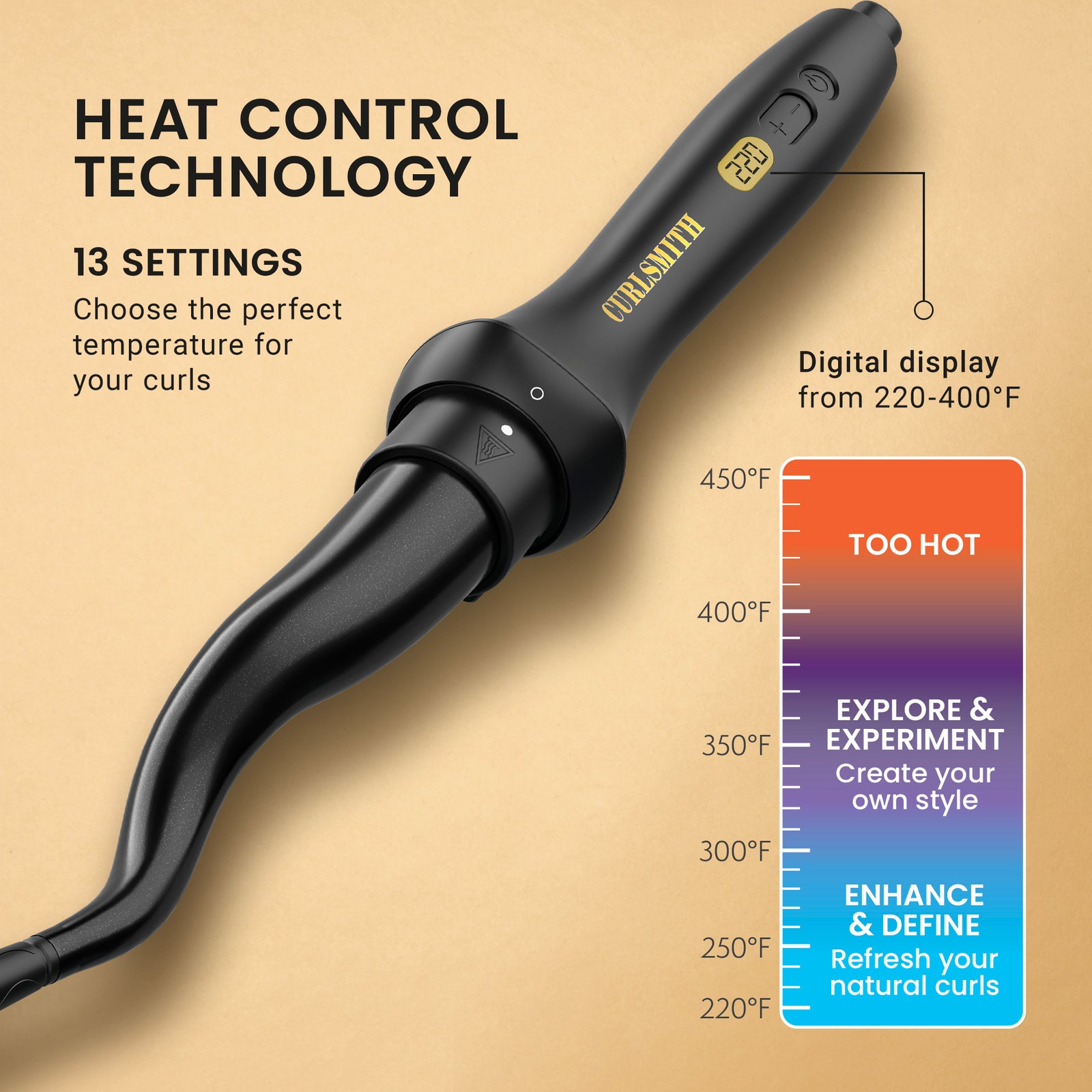 Defrizzion® Curl Reviving Wand, Click to enlarge