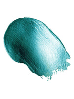 Turquoise hair make up swatch
