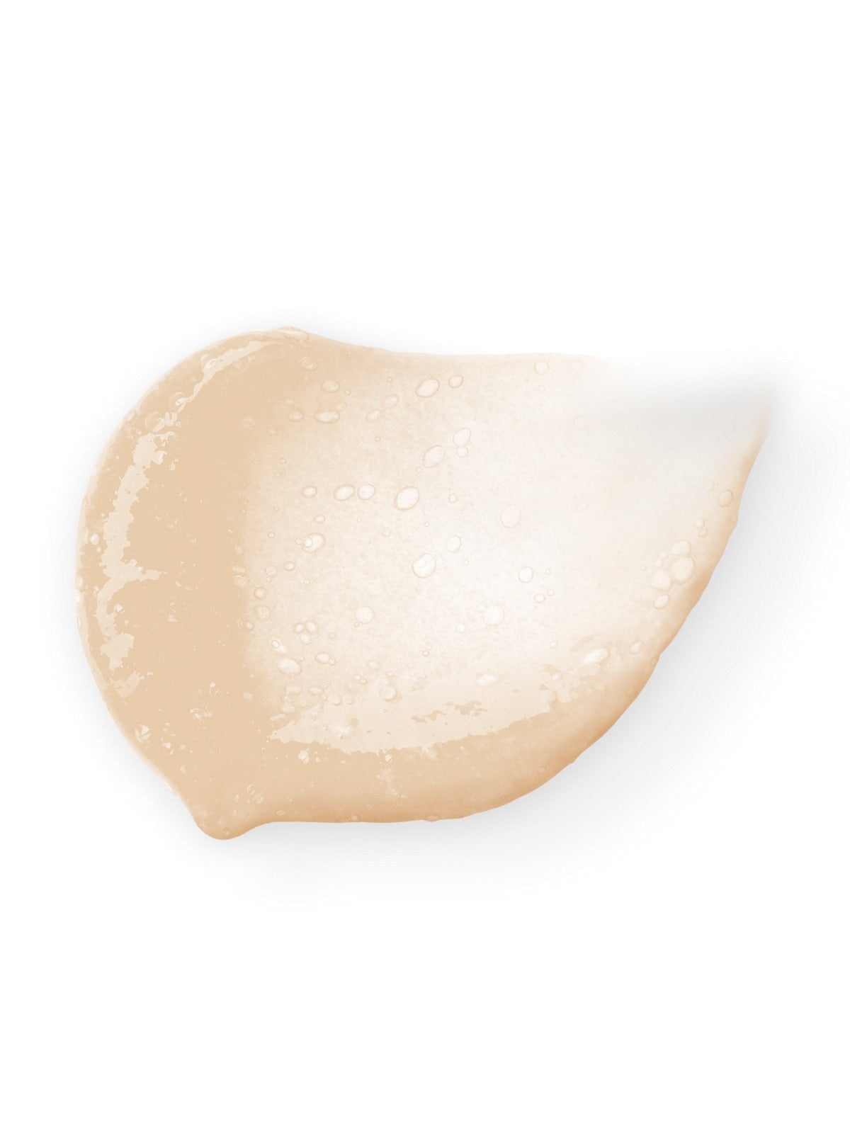 cream on white background